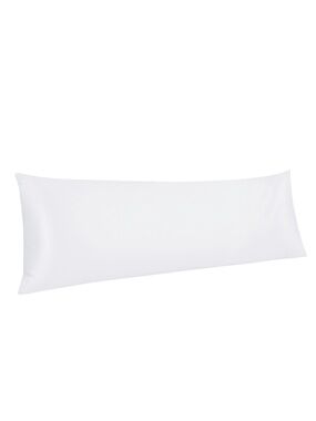 BODY PILLOW COVER Egyptian Cotton 20x54” WHITE